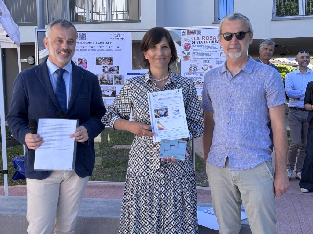 consegna della targhetta CasaClima